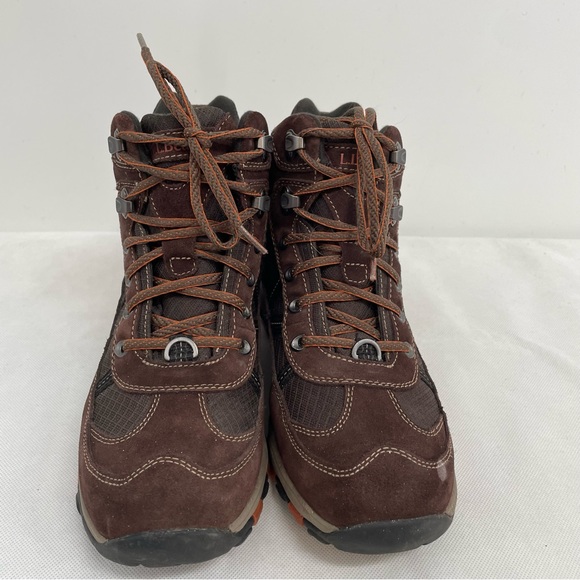 LL Bean Primaloft 200 Gram Hiking Boots Mens Size 8M Brown Lace Up #296512 main image 5